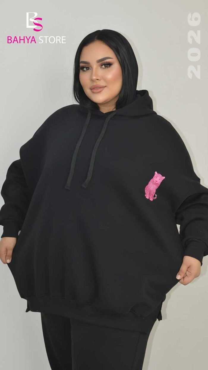 ⁦هودي مطبوع تايجر⁩ - الصورة ⁦3⁩