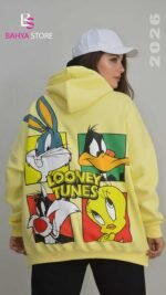 هودي مطبوع كرتوني