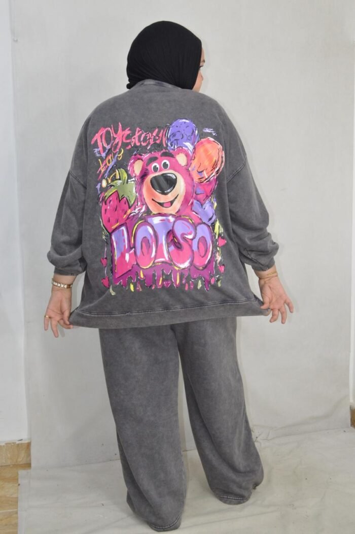 ⁦سويتشيرت محجر مطبوع⁩ - الصورة ⁦4⁩